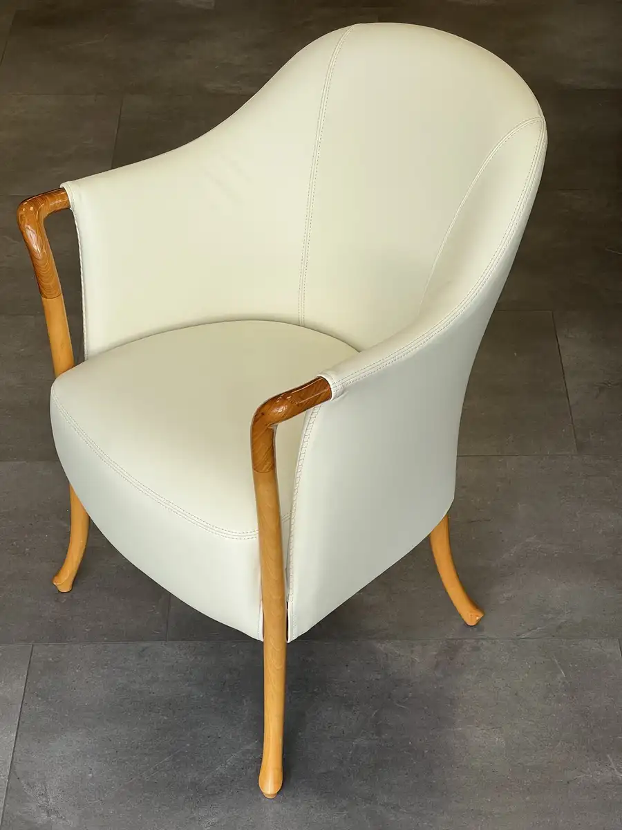 Italienischer Designsessel, nachher